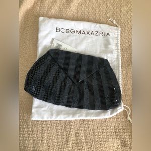 NWT Navy Sequin BCBG Evening Bag